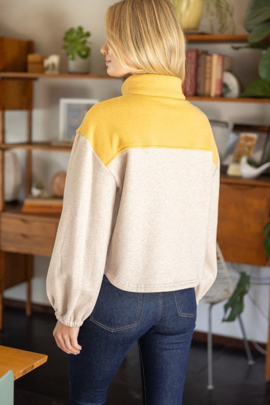 Color Block Pullover