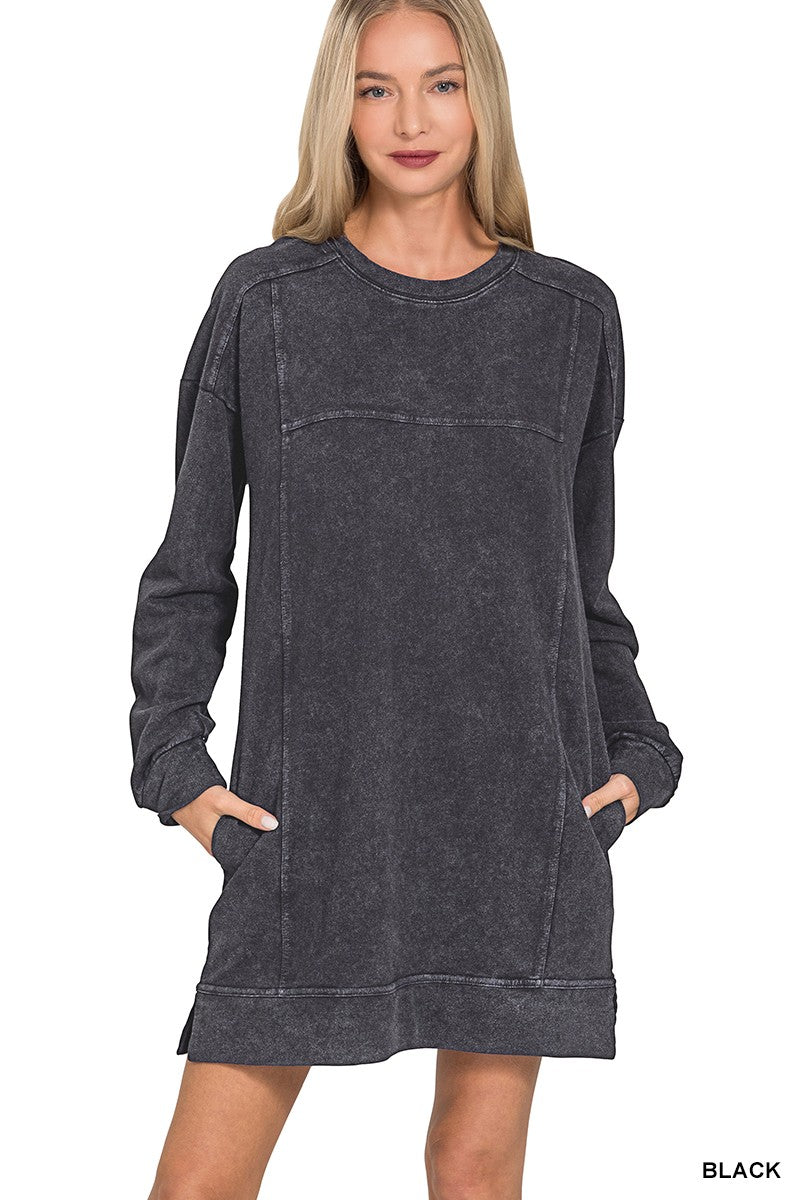 Ava French Terry Dress