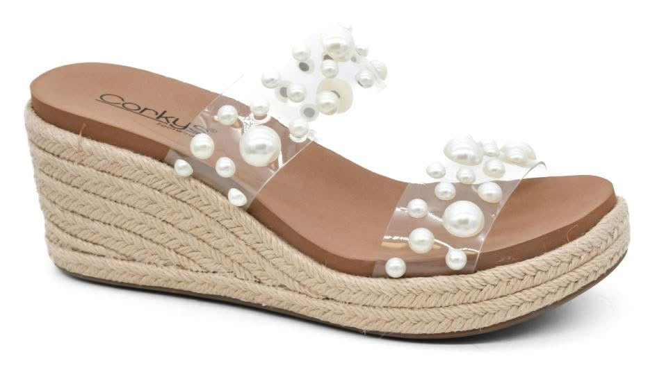 Corkys-She’s Here Pearl Wedge