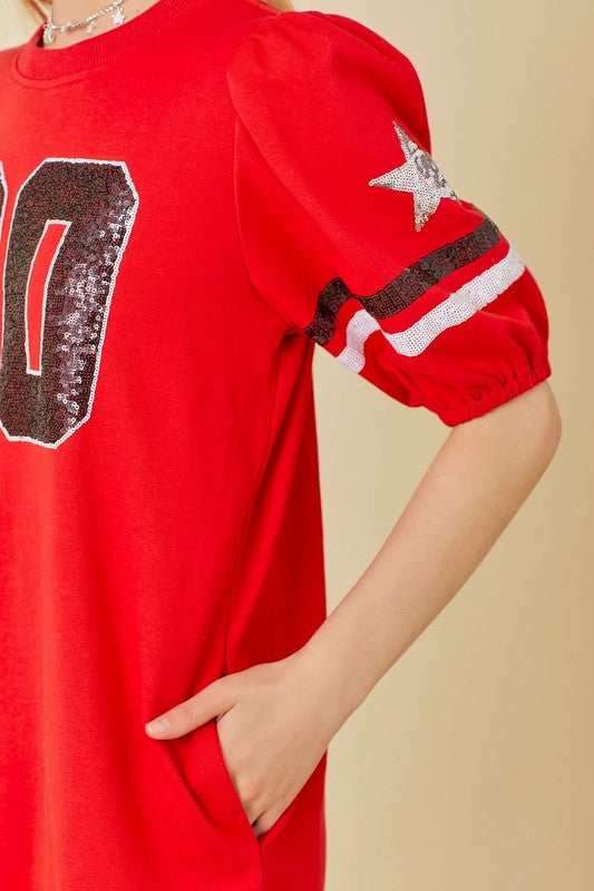 Game Day Sequin Dress