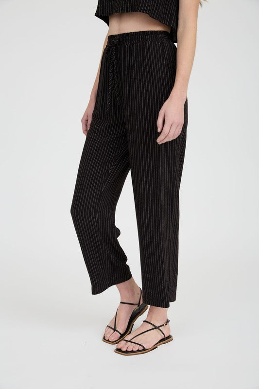 Straight Leg Linen Pants