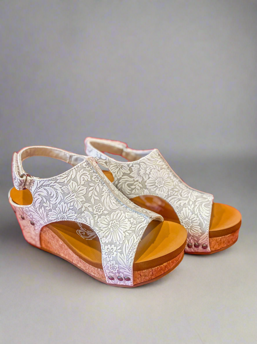 Very G-Isabella Wedges Lt Grey