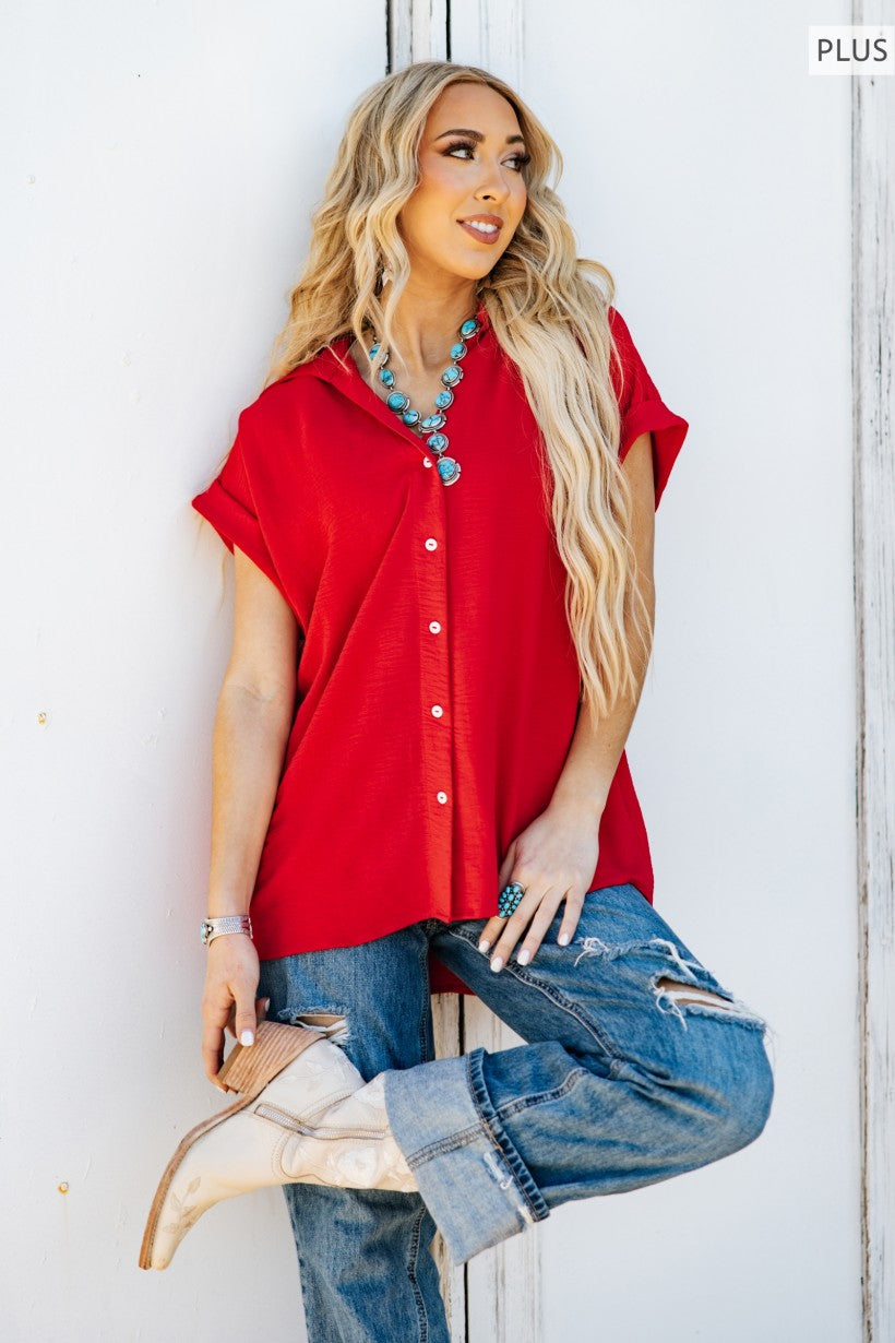 Woven Collared Blouse