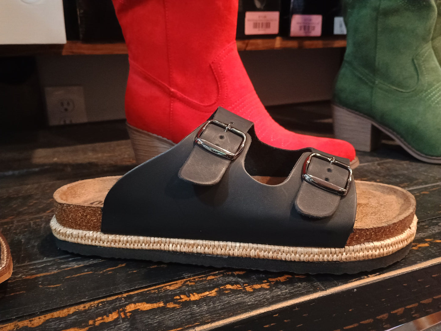 Outwoods-Topaz Sandals-Black - Twisted Sisters Shoetique