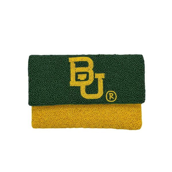Green and gold Baylor crossbody