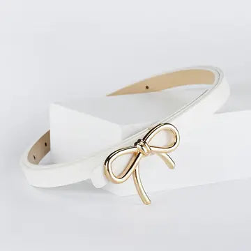 Skinny Bow Belt