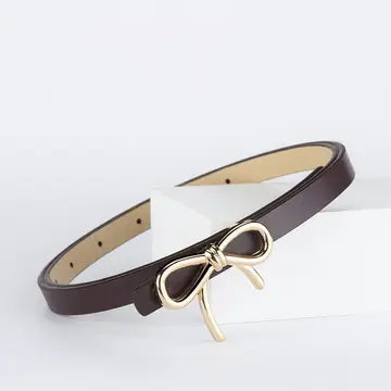 Skinny Bow Belt