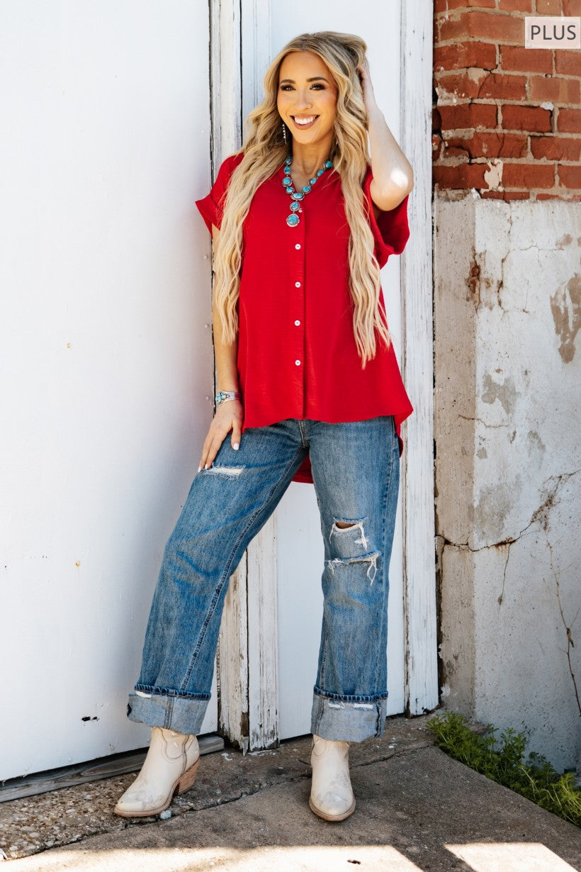 Woven Collared Blouse