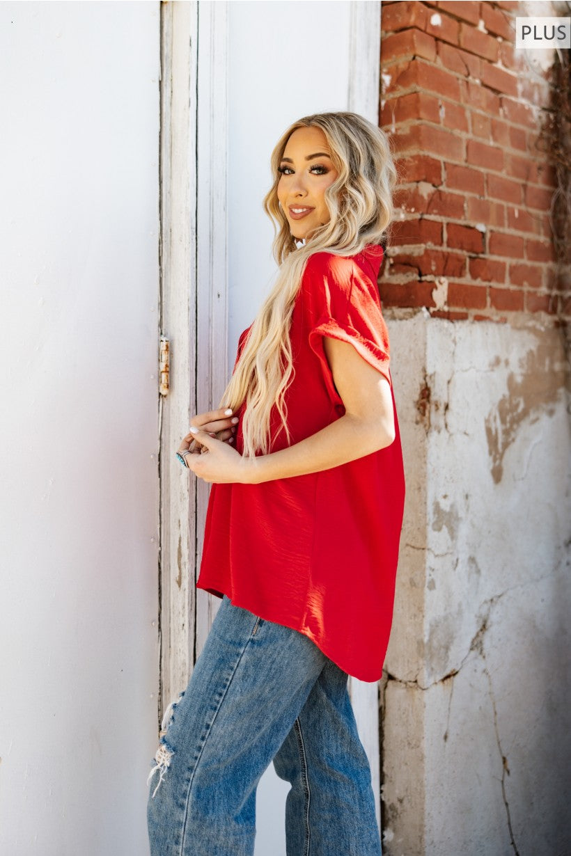 Woven Collared Blouse