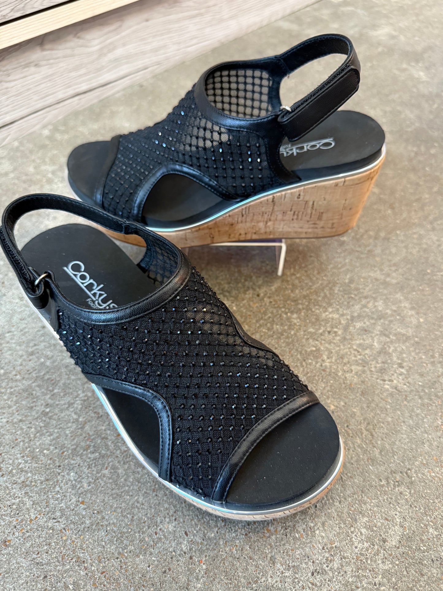 Corkys-Carly Mesh Wedges