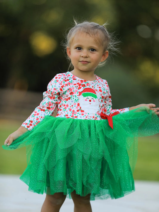 Kids-Christmas Tulle Dress