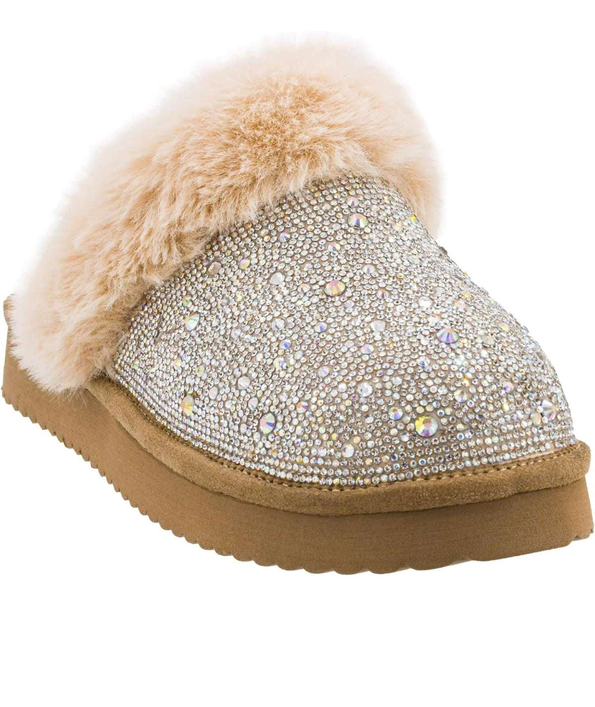 Corkys Let’s Order In Rhinestone Slippers