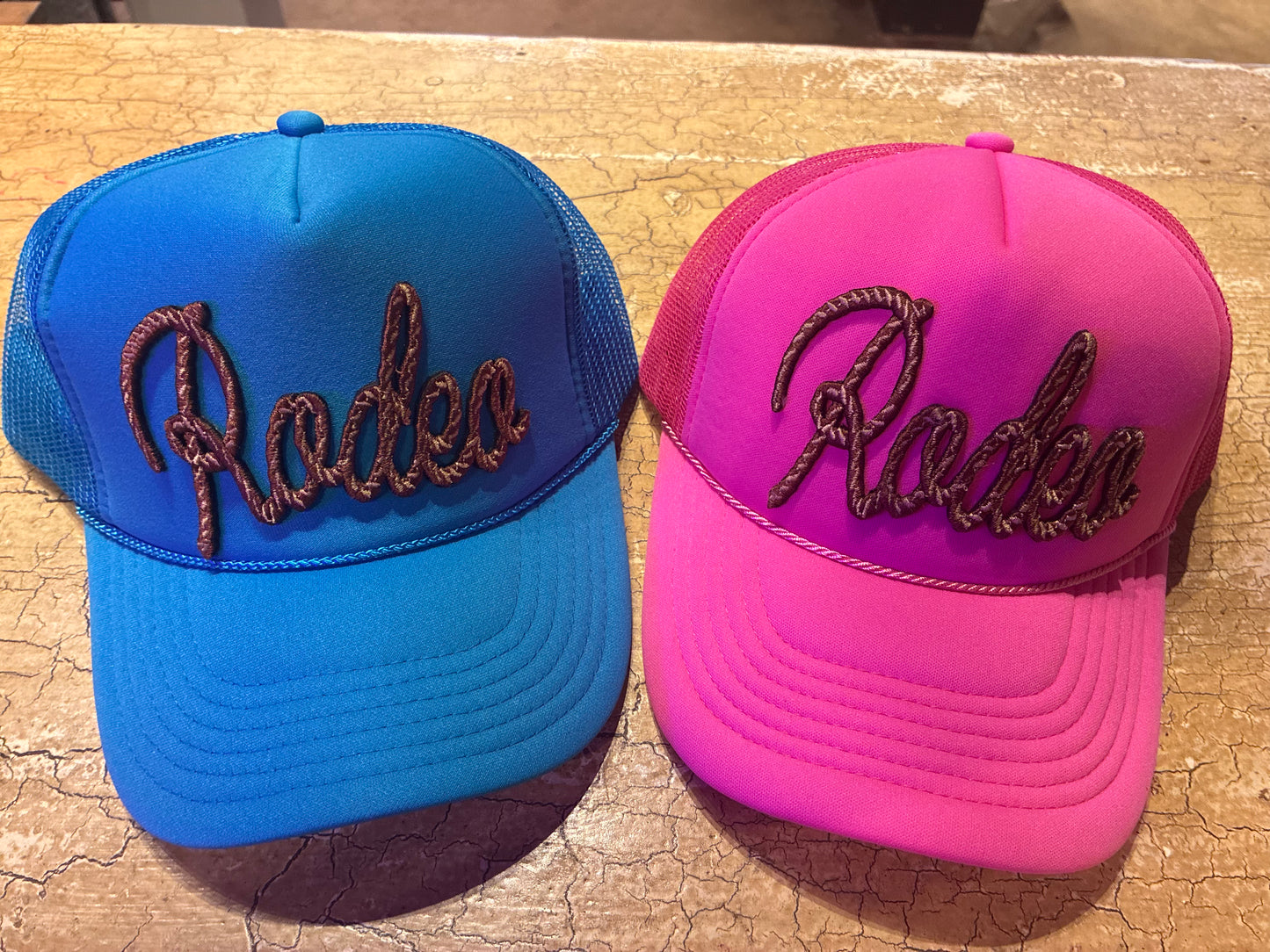Rodeo Embroidered Trucker Hat