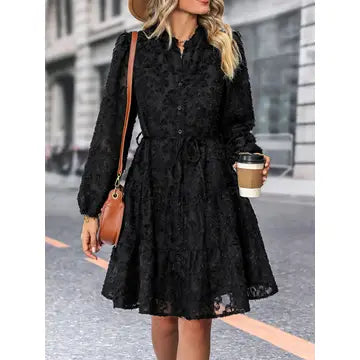 Lace Jacquard Dress