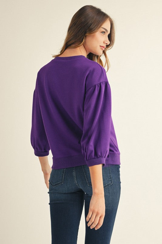 Pheasant Sleeve Blouse