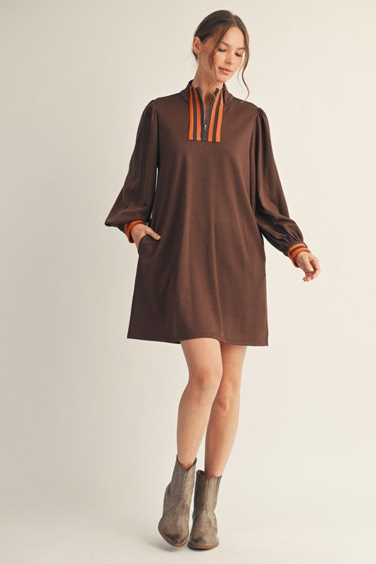 Stripe Contrast Dress