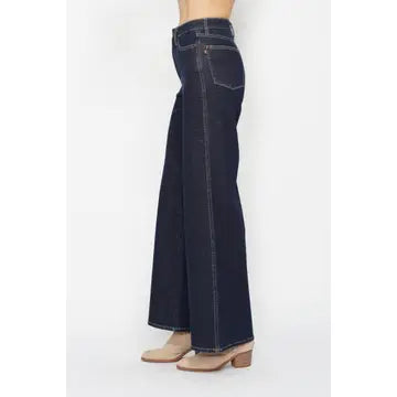 Judy Blue-Dark Wash Wide Leg