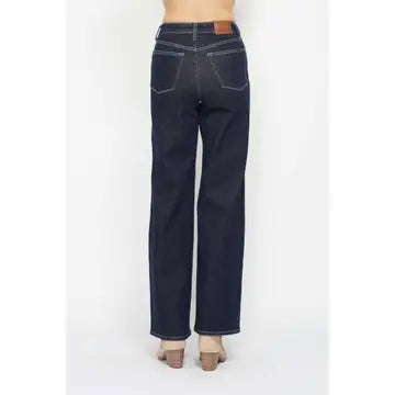 Judy Blue-Dark Wash Wide Leg