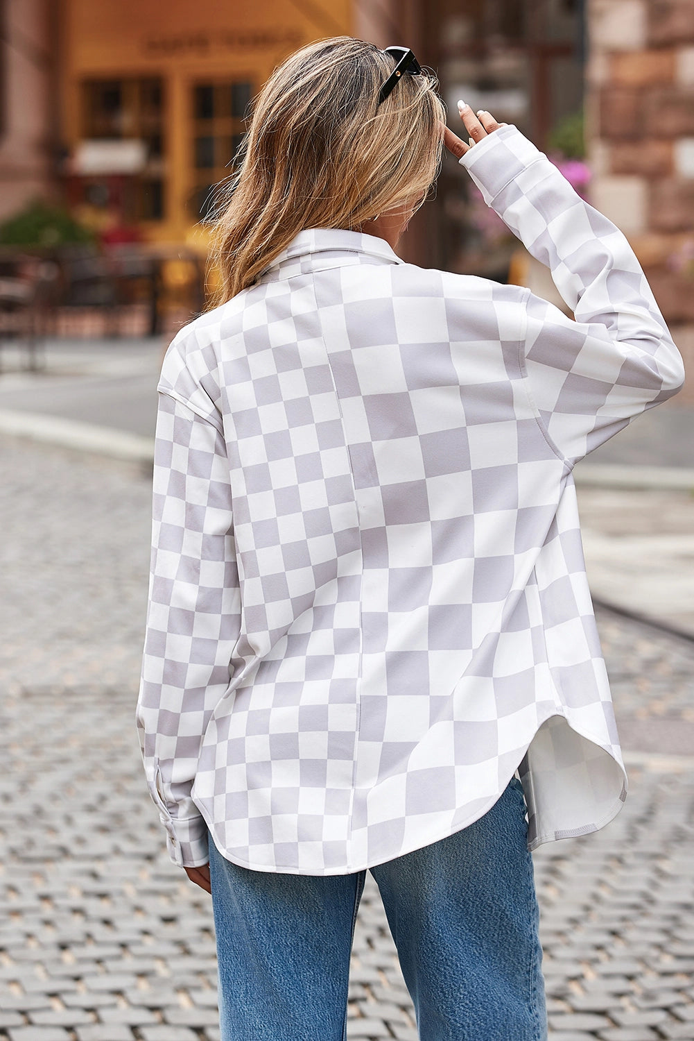 Checkered Shacket
