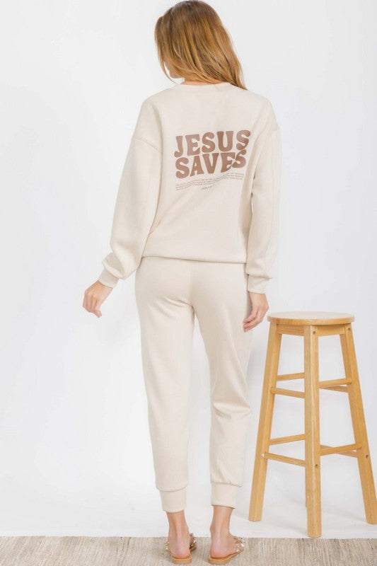 Jesus Saves Sweatshirt