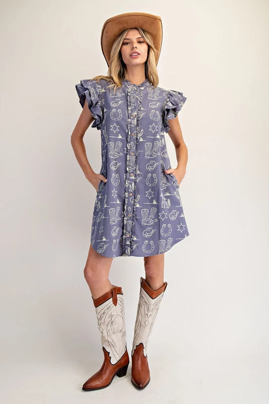 The Penny Graphic Dress