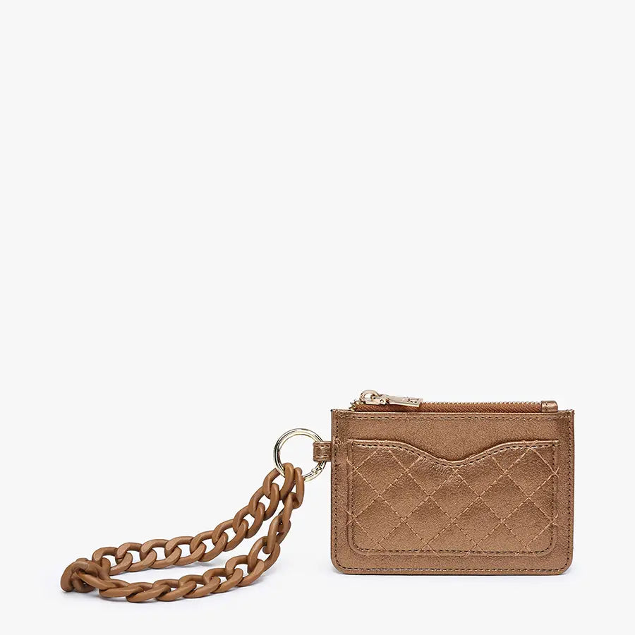 Rhodes Quilted Wallet w/ Chain Bangle - Twisted Sisters Shoetique