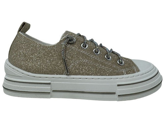 Very G-Aman Gold Glitter Sneakers