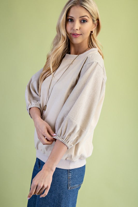 Mix Fabric Top