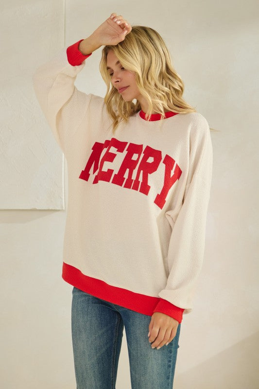 Merry Ringer Pullover
