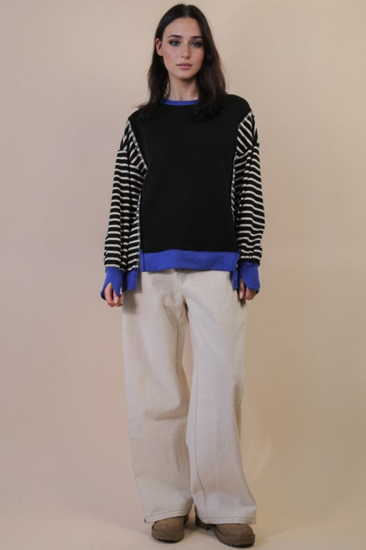 Oversized Hi-Lo Pullover