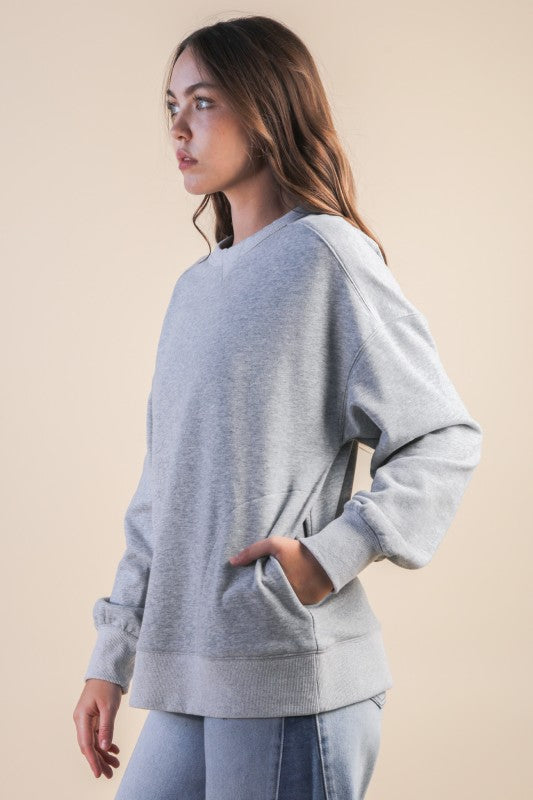 Heather Grey Pullover