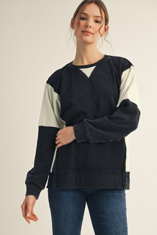 The Bev Colorblock Top