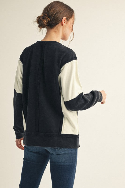 The Bev Colorblock Top