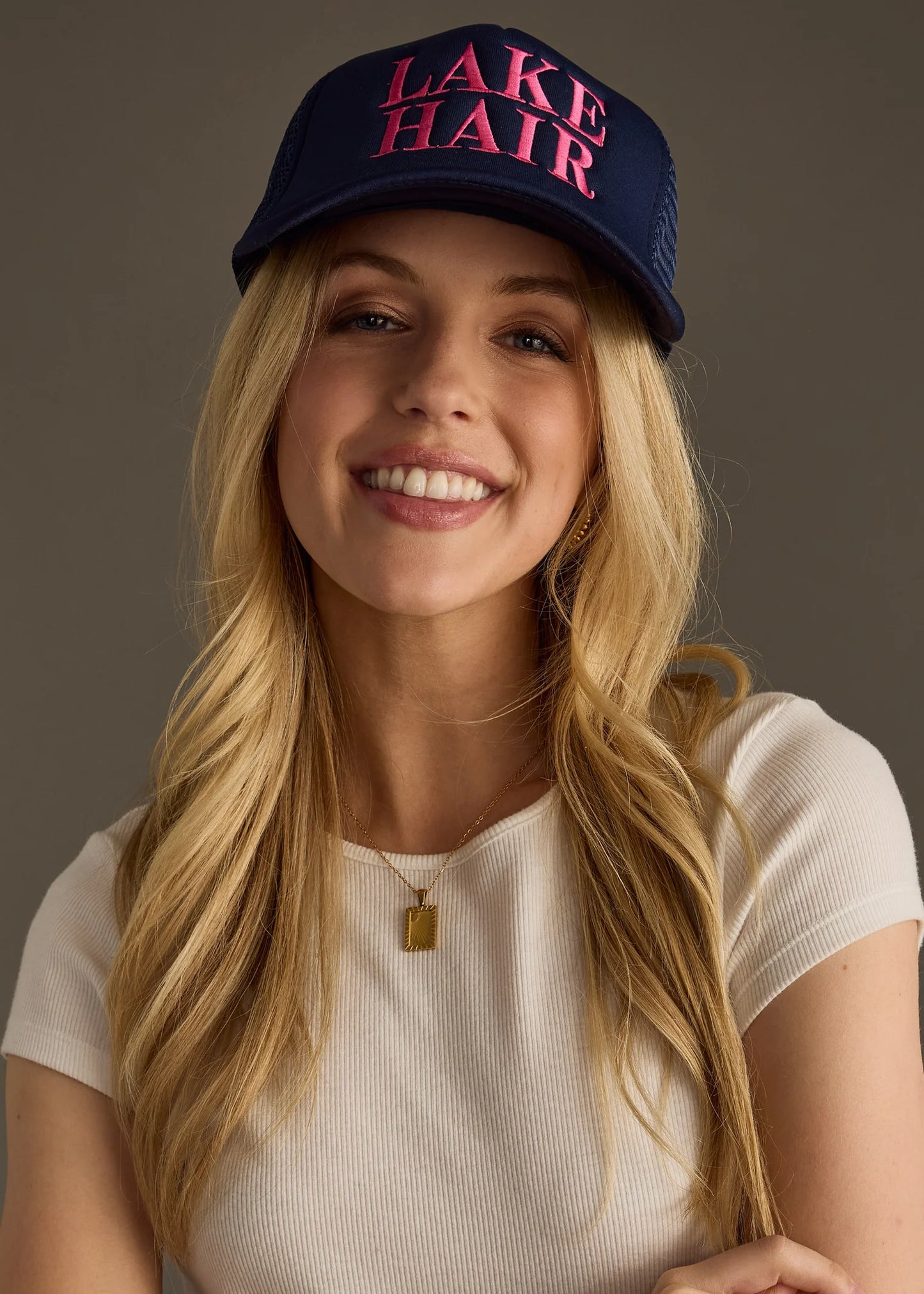 Lake Hair Trucker Hat