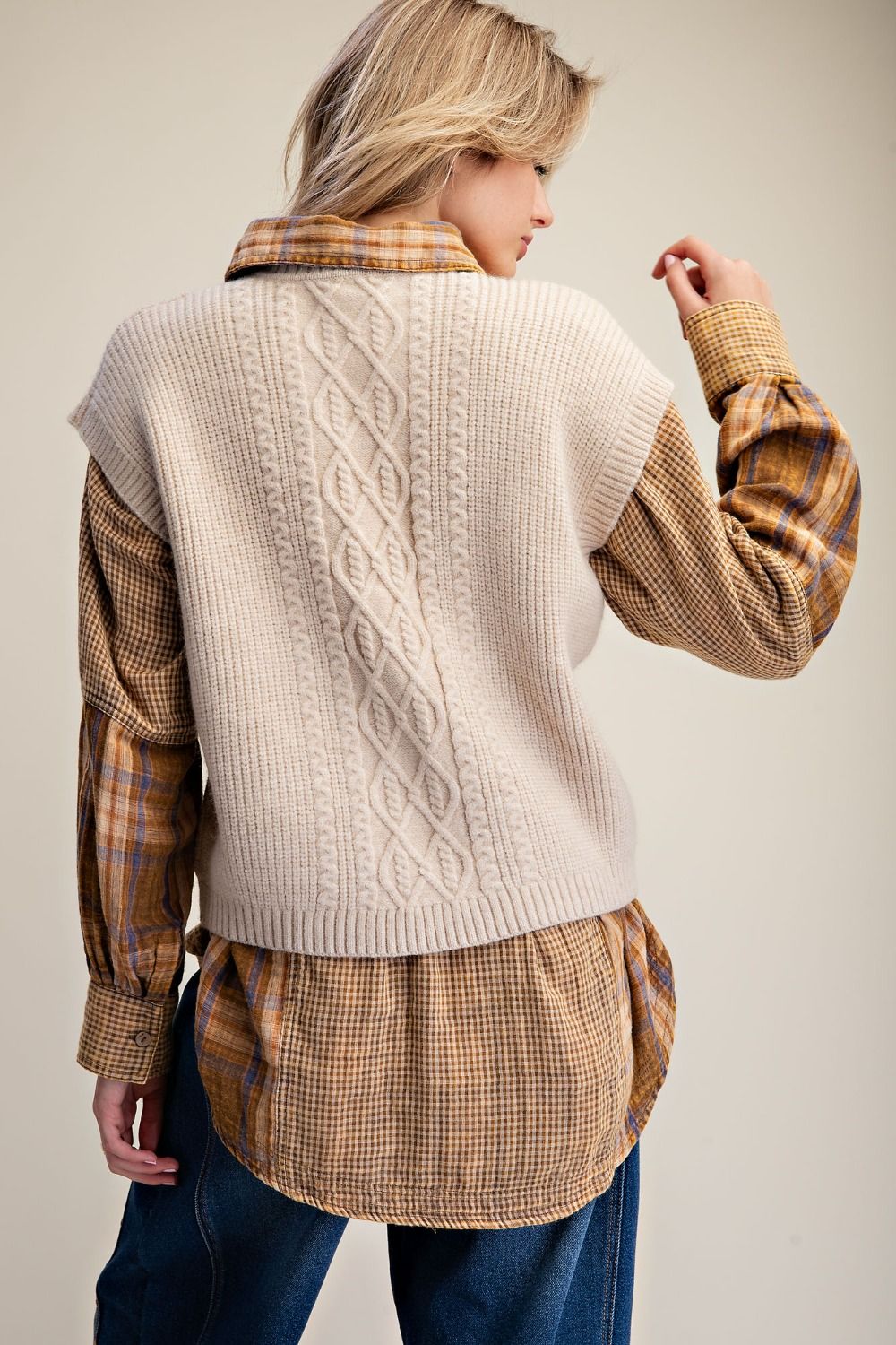 Knitted Sweater Vest - Twisted Sisters Shoetique