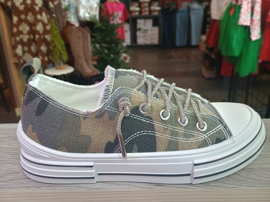 The Aman Camo Sneakers
