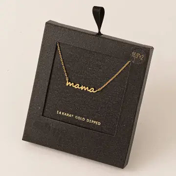 Mama Pendant Necklace
