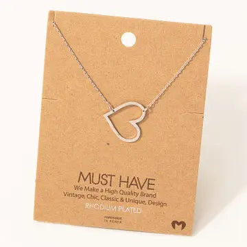 Heart Pendant Necklace