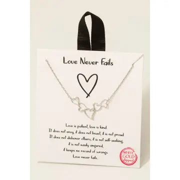 Linked Hearts Necklace