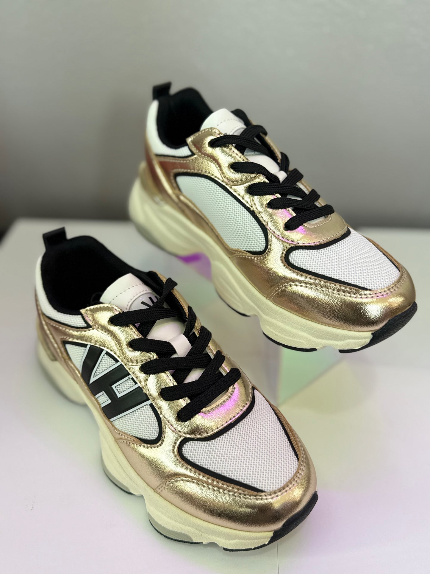 VH 14 vintage havana gold black white mesh sneaker