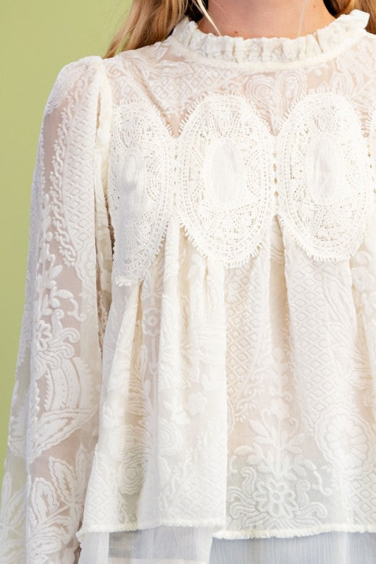 The Everly Lace Top