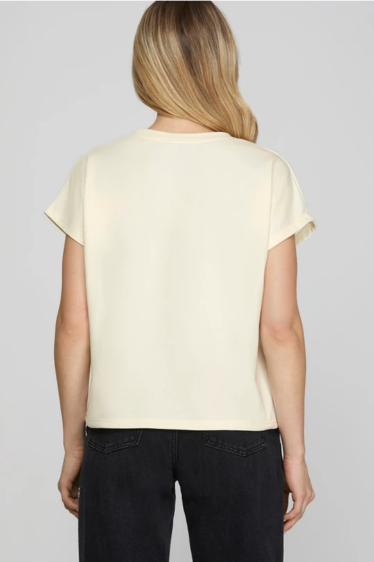 Animal Print Bow Top