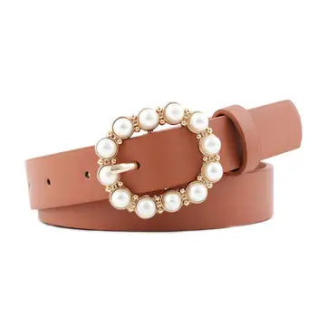 Pearl Buckle Belt