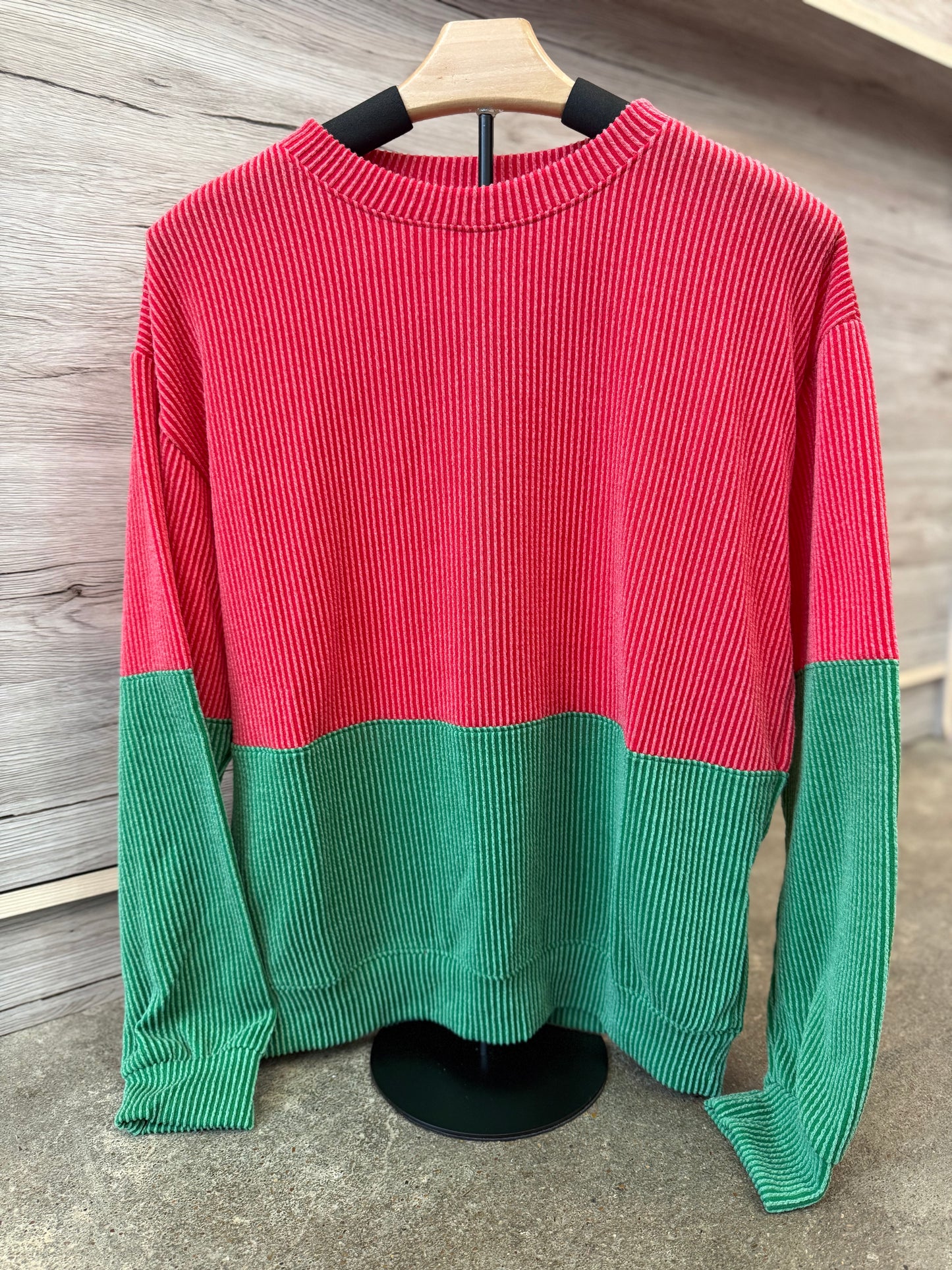 Color Block Pullover