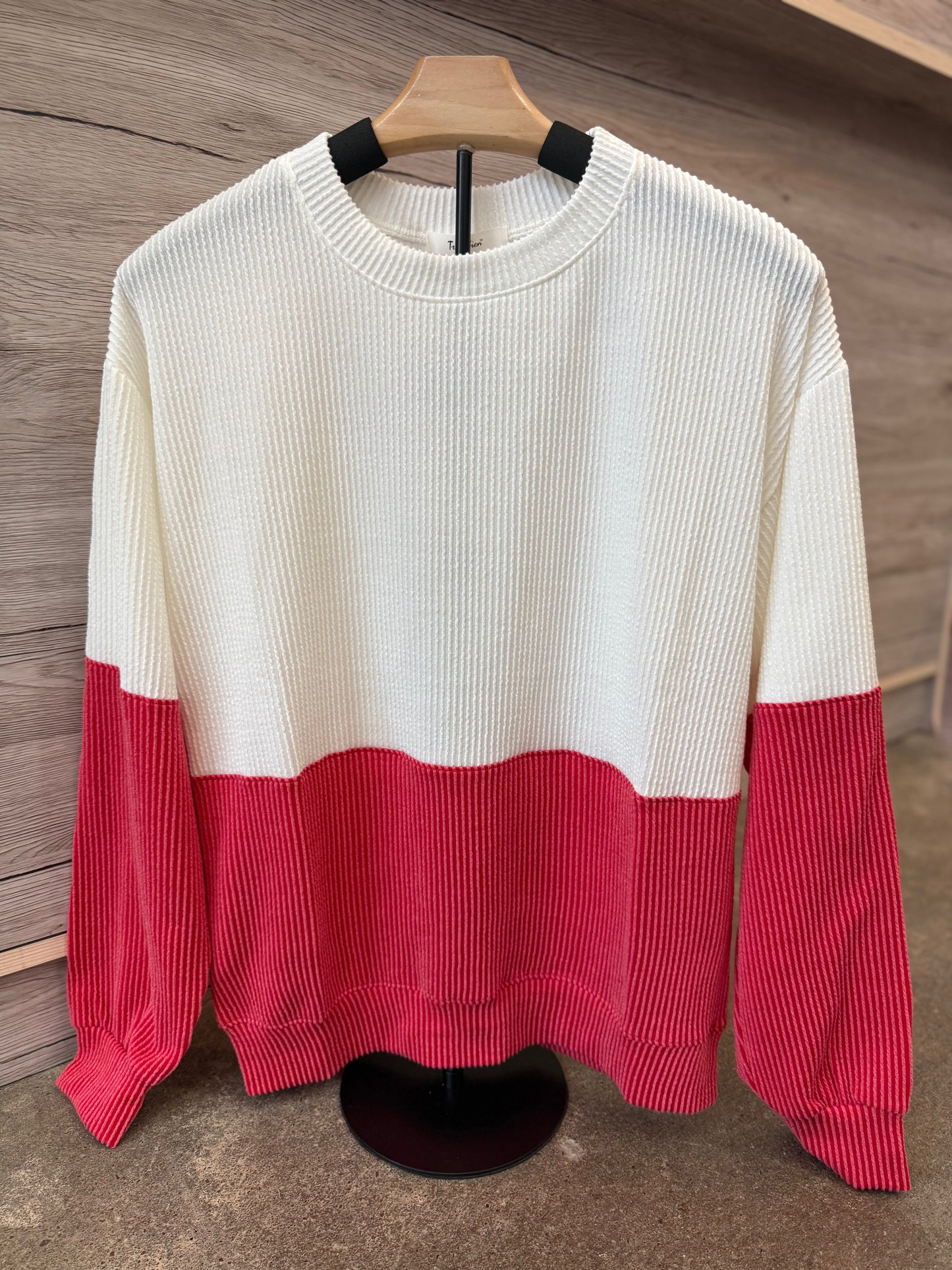 Color Block Pullover