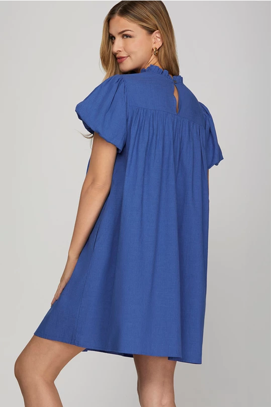 Bubble Sleeve Dress