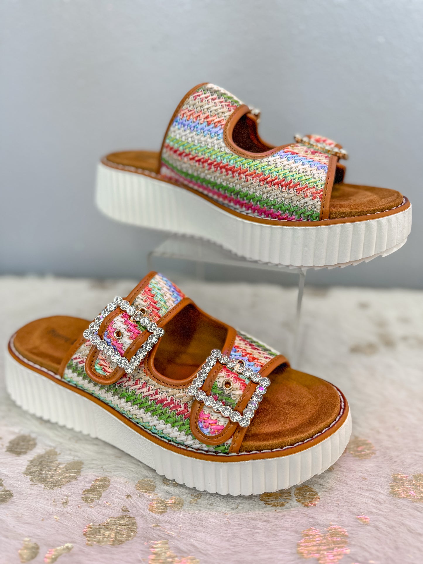 Sweet 12 Sandals- Multi Color