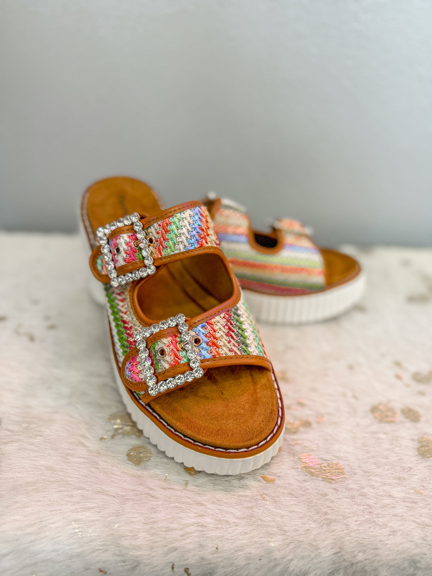 Sweet 12 Sandals- Multi Color
