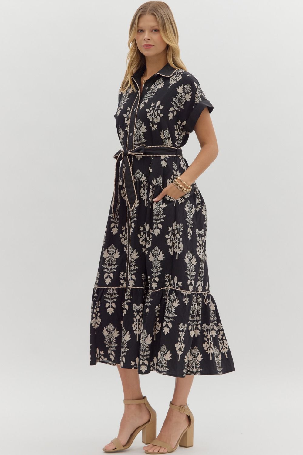 Botanical Midi Dress
