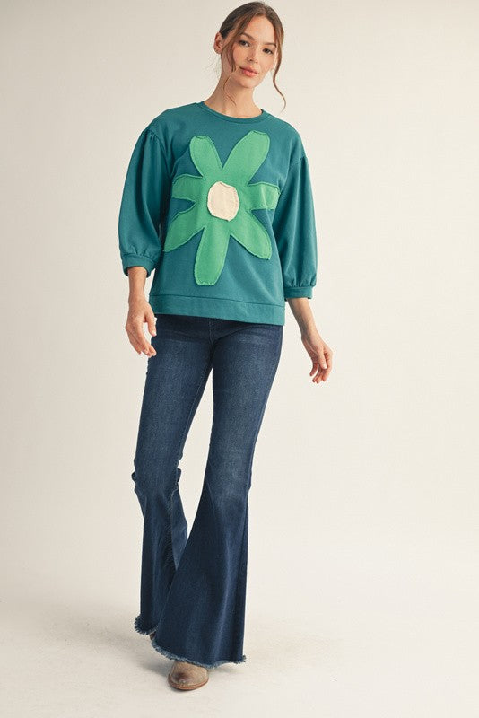 Floral Patch Top